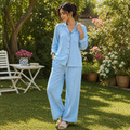 Comfort-wear Collar Front open Full sleeve Dress suit