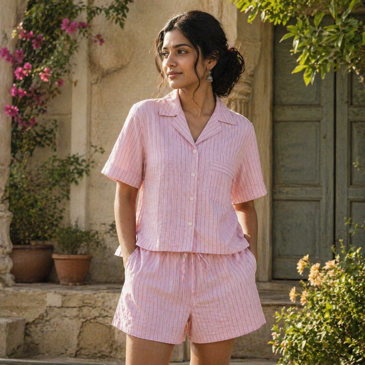 Marvel Muslin(Shorts set )