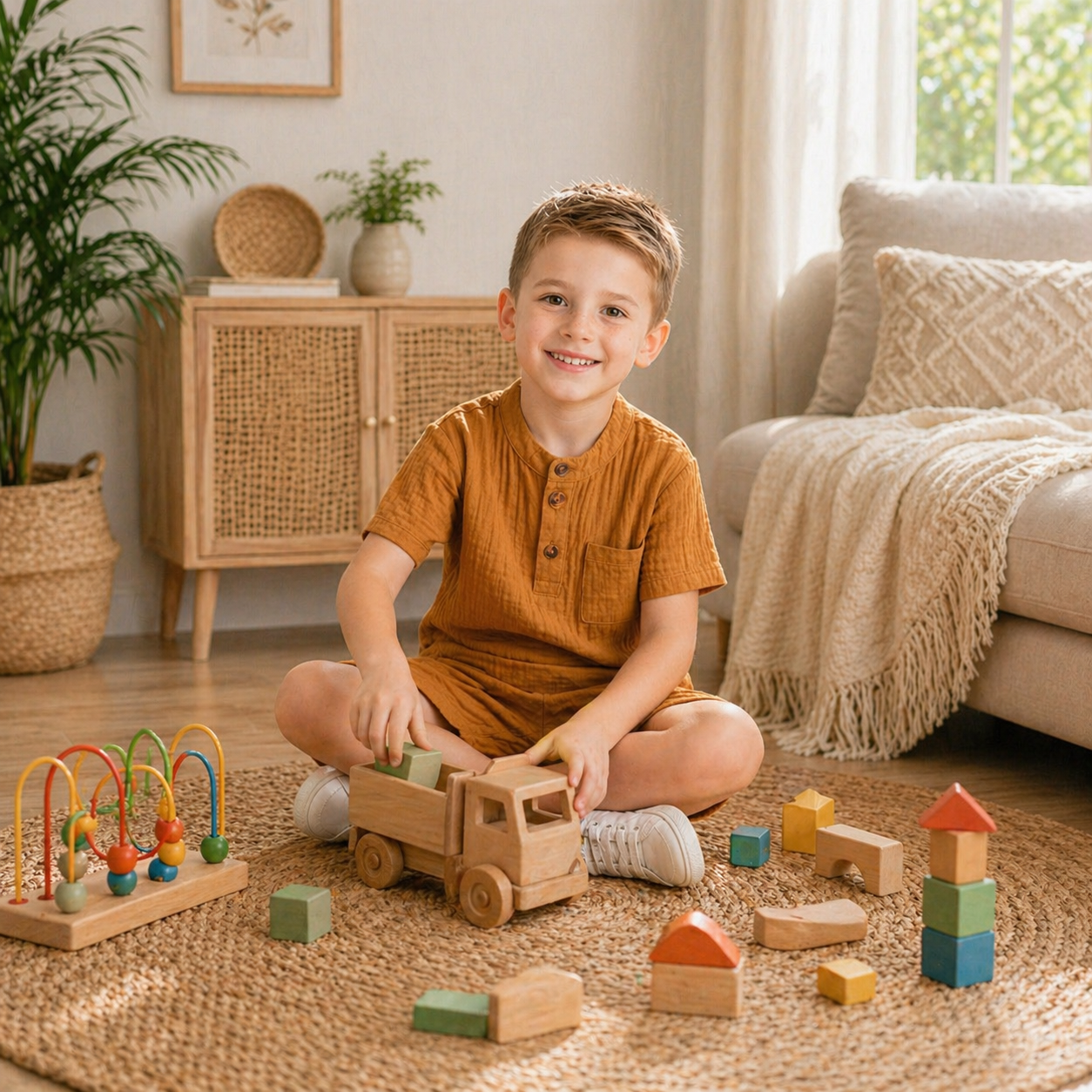 Toddler Muslin Kurta Set