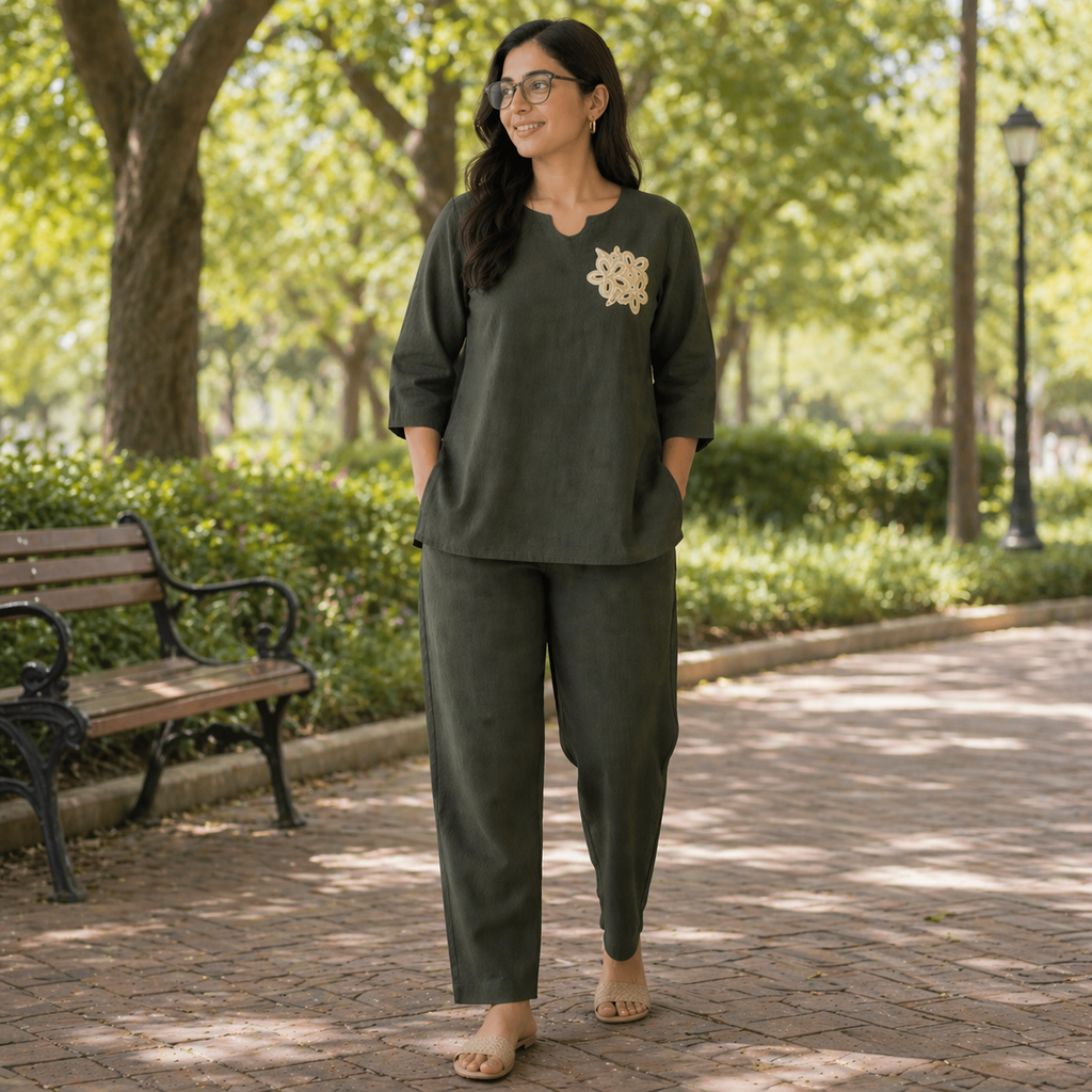 Linen Co-ORDS Set for Women